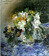 buketter i 2 glas blommor